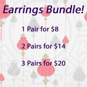 Every day bundles on earrings